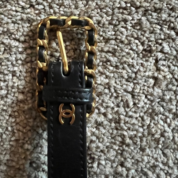 Chanel black vintage belt - Picture 1 of 16